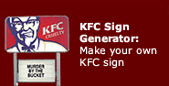 KFC Sign Generator